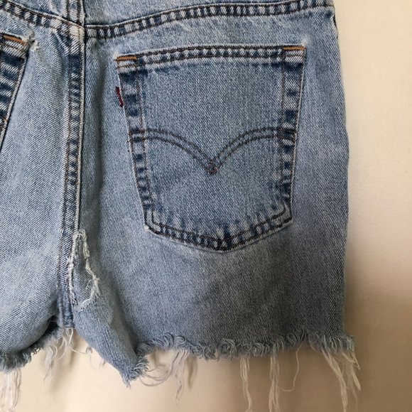 vintage Levi's 512 distressed shorts - Picture 5 of 7